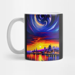 Sunset Village Mug